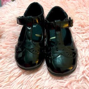 Mary Jane Patton leather black shoes